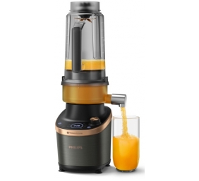 Philips Flip&amp;Juice HR3770/00 Kokteilinė su sulčiaspaudės funkcija, 1500 W, Juoda/Vario