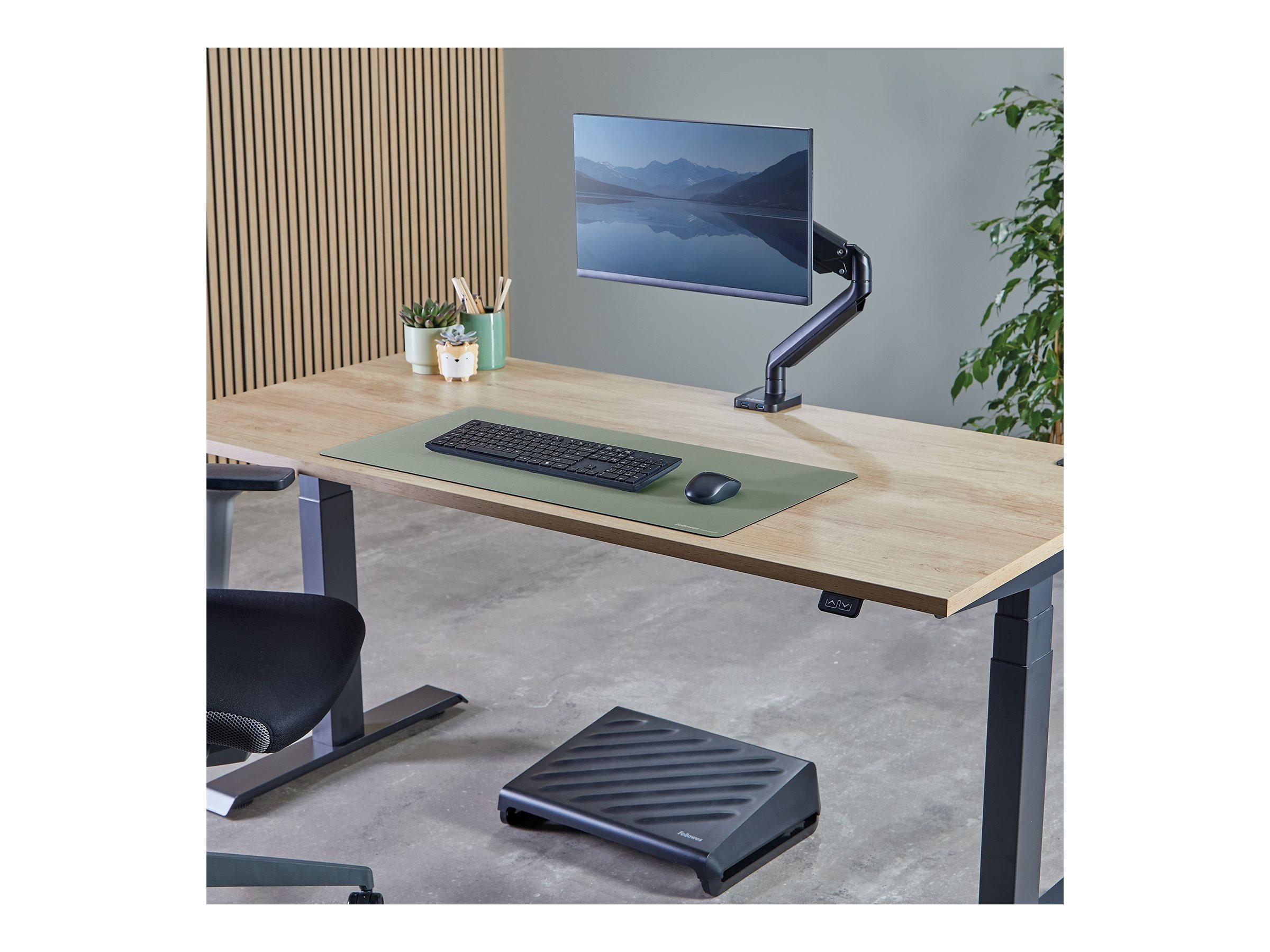 Fellowes Desk Mat | Breyta | 800 x 400 x 2.5 mm | Sage