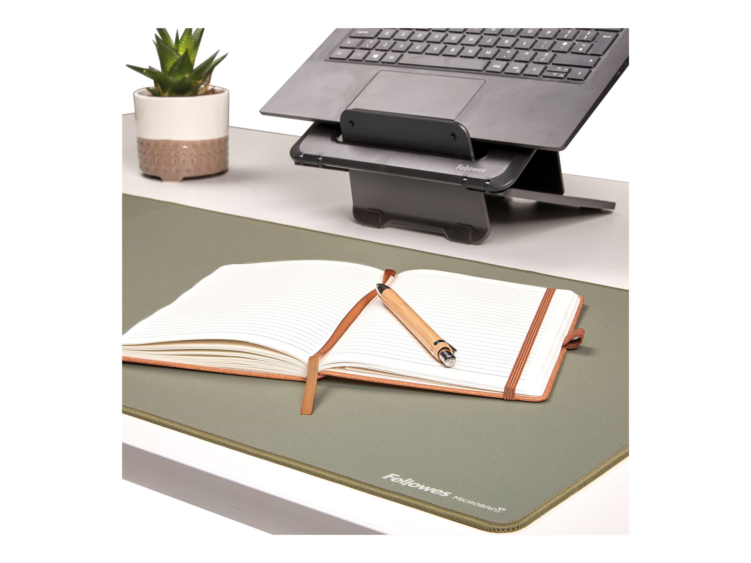 Fellowes Desk Mat | Breyta | 800 x 400 x 2.5 mm | Sage