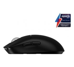 Logitech G PRO X Superlight 2 Belaidė žaidimų pelė, RF Wireless, 32000 DPI, Juoda