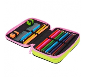 Forminis dviejų skyrių penalas su priedais CoolPack Jumper 2 PANDA GANG