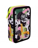 Forminis dviejų skyrių penalas su priedais CoolPack Jumper 2 PANDA GANG