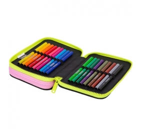 Forminis dviejų skyrių penalas su priedais CoolPack Jumper 2 PANDA GANG