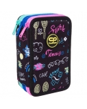 Forminis trijų skyrių penalas su priedais CoolPack Jumper 3 TENNIS STAR