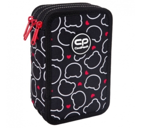 Forminis trijų skyrių penalas su priedais CoolPack Jumper 3 BEAR