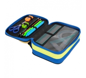 Forminis trijų skyrių penalas su priedais CoolPack Jumper 3 ATLANTIS