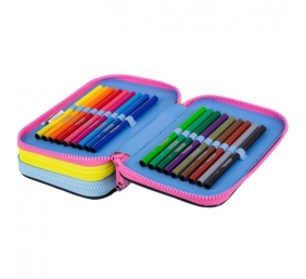 Forminis trijų skyrių penalas su priedais CoolPack Jumper 3 IN THE GARDEN