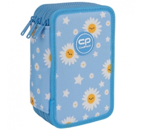 Forminis trijų skyrių penalas su priedais CoolPack Jumper 3 DAISY SUN
