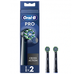 Oral-B | Replaceable toothbrush heads | EB50BRX-4 Cross Action | Heads | For adults | Number of brush heads included 4 | Black