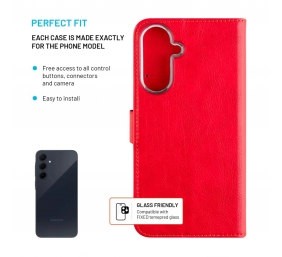 Fixed Opus | Book Case | Samsung | Galaxy A36 5G/A56 5G | Leather | Red