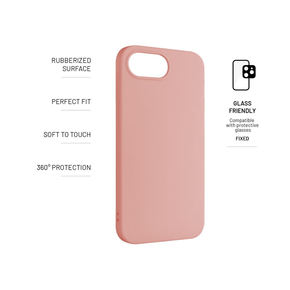 Fixed Story | Back Cover | Apple | iPhone 16e | Rubber | Pink