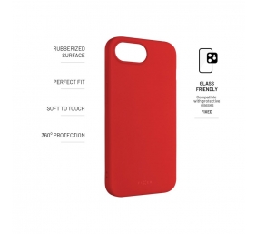 Fixed Story | Back Cover | Apple | iPhone 16e | Rubber | Red