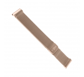 Fixed | Mesh Strap with Quick Release 20mm for Smartwatch | Rose gold