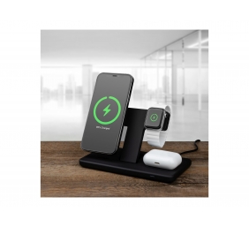 Fixed | MagPowerstation 3-in-1 wireless charging stand with MagSafe mount support | FIXMPOS-BK