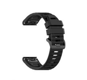 Fixed | Silicone Strap for Garmin QuickFit 26mm | Black