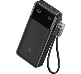 Anker Power Bank, B2B - Europe (excluded UK plug), 30 W | A1384G11 | 20000 mAh | Black