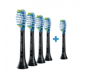 Philips | Toothbrush Heads | HX9045/88 Sonicare Premium Plaque Defence | Heads | For adults | Number of brush heads included 5 | Black
