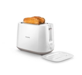 Philips | Toaster | HD2582/00 | Power 760 - 900 W | Number of slots 2 | Housing material Plastic | White