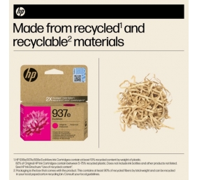 HP 937e EvoMore (4S6W7NE) Rašalinė kasetė, Purpurinė