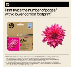 HP 937e EvoMore (4S6W7NE) Rašalinė kasetė, Purpurinė
