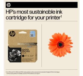 HP 937e EvoMore (4S6W9NE) Rašalinė kasetė, Juoda
