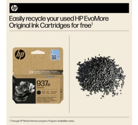 HP 937e EvoMore (4S6W9NE) Rašalinė kasetė, Juoda