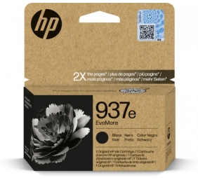 HP 937e EvoMore (4S6W9NE) Rašalinė kasetė, Juoda
