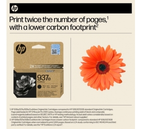HP 937e EvoMore (4S6W9NE) Rašalinė kasetė, Juoda