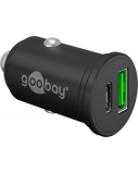 Goobay Dual-USB Car Fast Charger USB-C PD (Power Delivery), 45 W | 61739