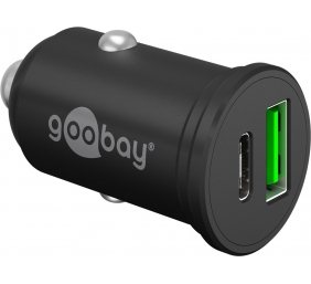 Goobay Dual-USB Car Fast Charger USB-C PD (Power Delivery), 45 W | 61739