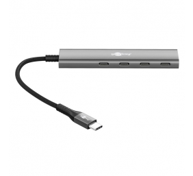 Goobay Slim 4-Port USB Hub, USB-C to USB-C, 5 Gbit/s