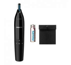 Philips | Nose and Ear Trimmer | NT1650/16 | Nose Hair Trimmer | Wet & Dry | Black