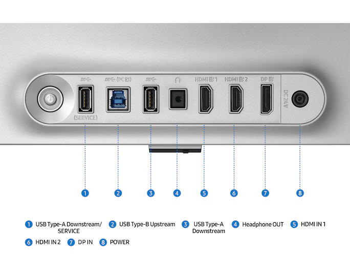 Samsung | LS27FG810SUXEN | 27 " | OLED | 16:9 | 240 Hz | 0.03 ms | 3840 x 2160 pixels | 250 cd/m² | HDMI ports quantity 2 | Silver