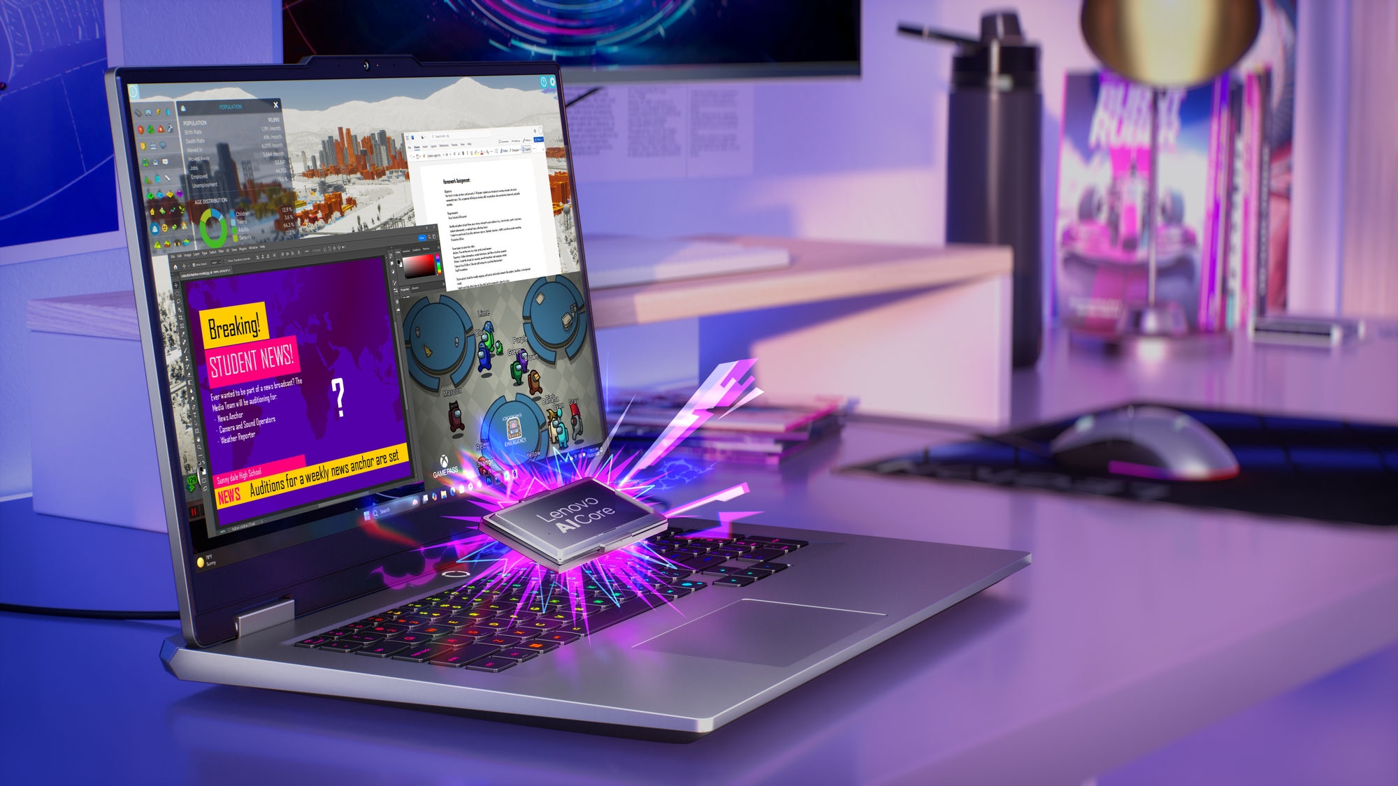 Lenovo LOQ 17IRX10 | Luna Grey | 17.3 " | IPS | FHD | 1920 x 1080 pixels | Anti-glare | Intel Core i5 | i5-13450HX | 16 GB | SO-DIMM DDR5 | Solid-state drive capacity 1000 GB | NVIDIA GeForce RTX 5050 | GDDR7 | 8 GB | Windows 11 Home | 802.11ax | Bluetoot