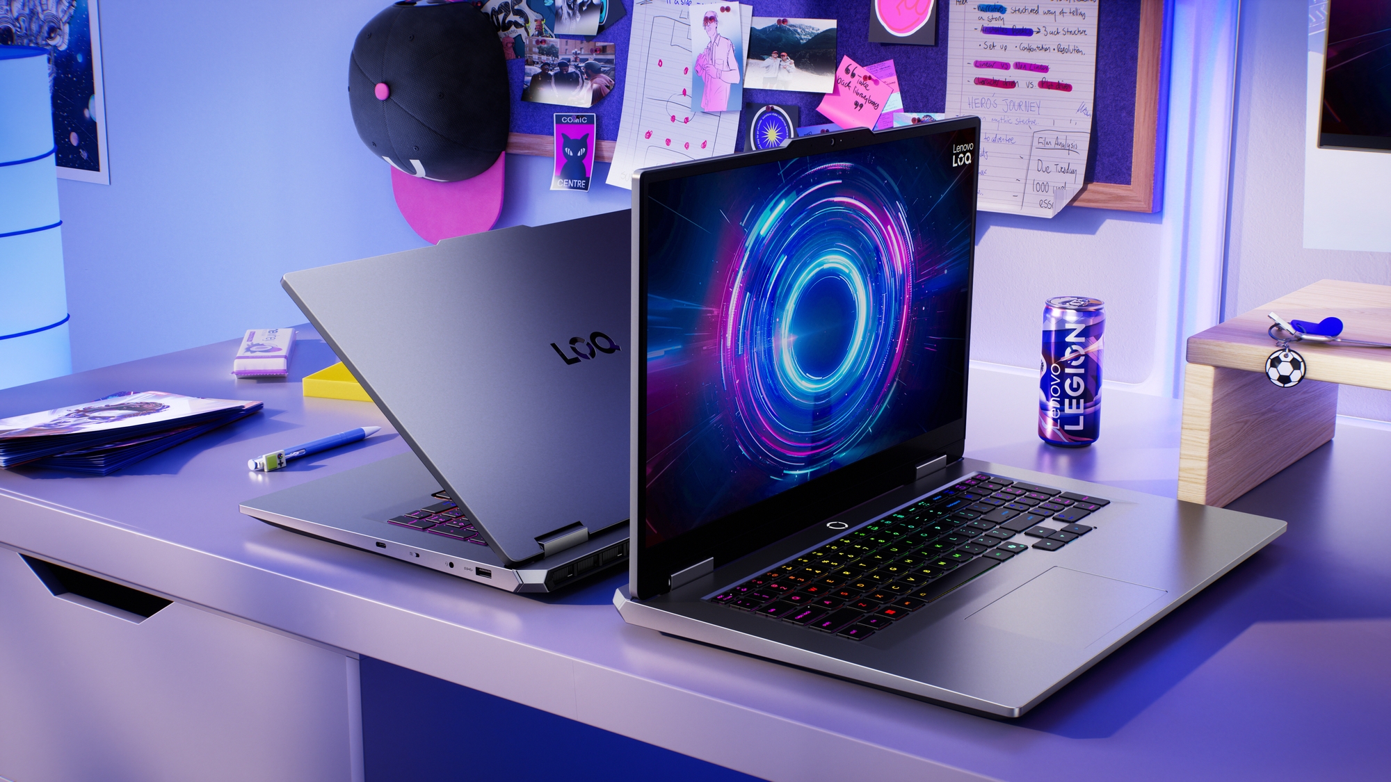 Lenovo LOQ 17IRX10 | Luna Grey | 17.3 " | IPS | FHD | 1920 x 1080 pixels | Anti-glare | Intel Core i5 | i5-13450HX | 16 GB | SO-DIMM DDR5 | Solid-state drive capacity 1000 GB | NVIDIA GeForce RTX 5050 | GDDR7 | 8 GB | Windows 11 Home | 802.11ax | Bluetoot