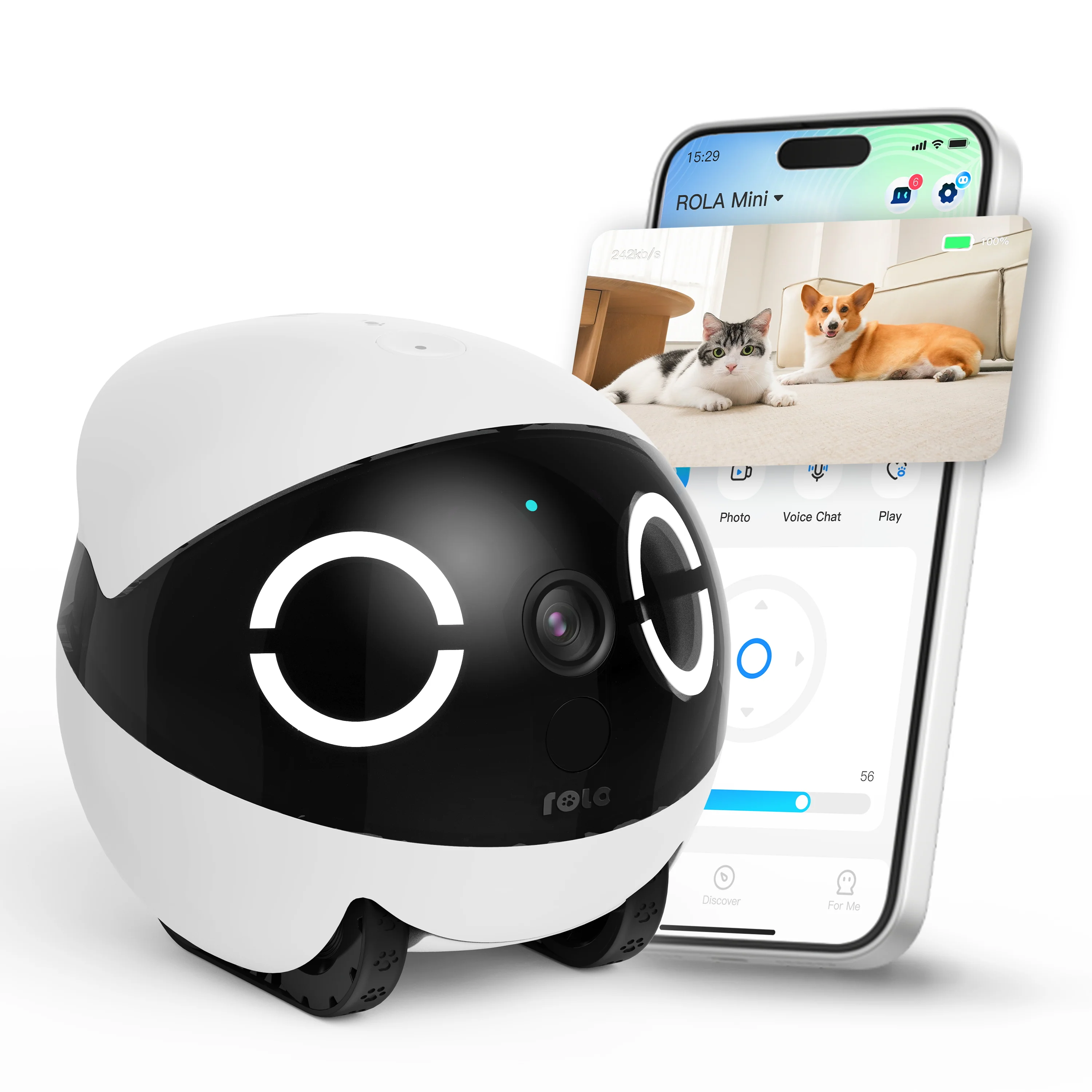Enabot | ROLA Mini Pet Monitor | Compact | 3 MP