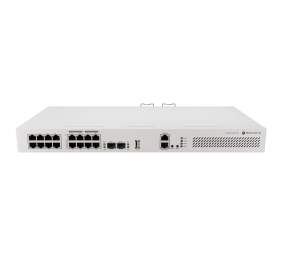 MikroTik | Cloud Router Switch with RouterOS L5, racmount case | CRS418-8P-8G-2S+RM