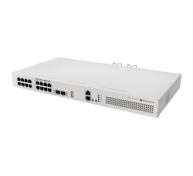 MikroTik | Cloud Router Switch with RouterOS L5, racmount case | CRS418-8P-8G-2S+RM