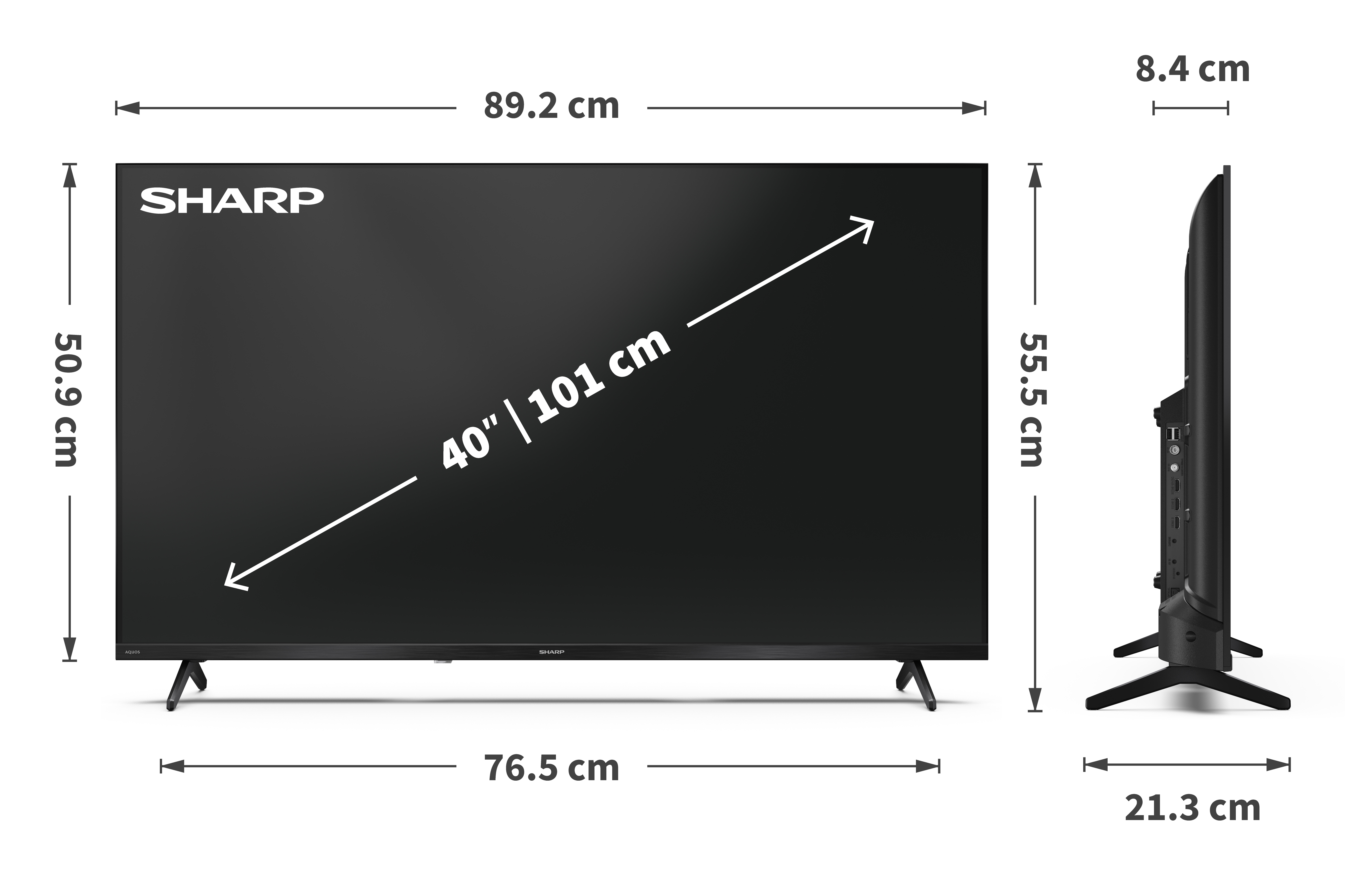 Sharp | 40HF3265E | 40 | Smart TV | Google TV