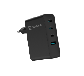 Natec Ribera USB Charger, 1x USB-A + 3x USB-C | NUC-2234