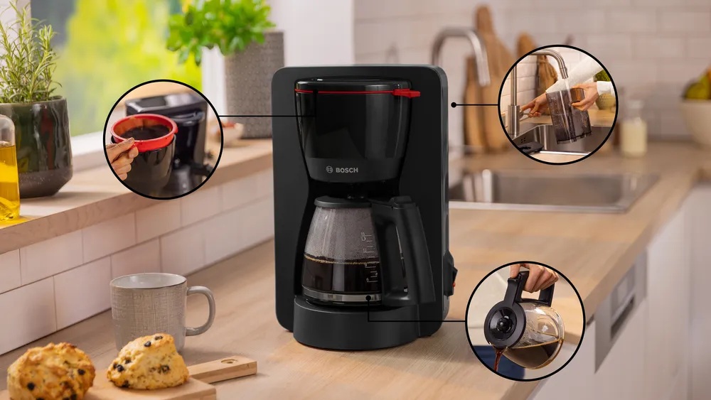 Bosch Coffee Maker | TKA2M113 My Moment | Drip | 1200 W | Black
