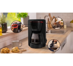 Bosch Coffee Maker | TKA2M113 My Moment | Drip | 1200 W | Black