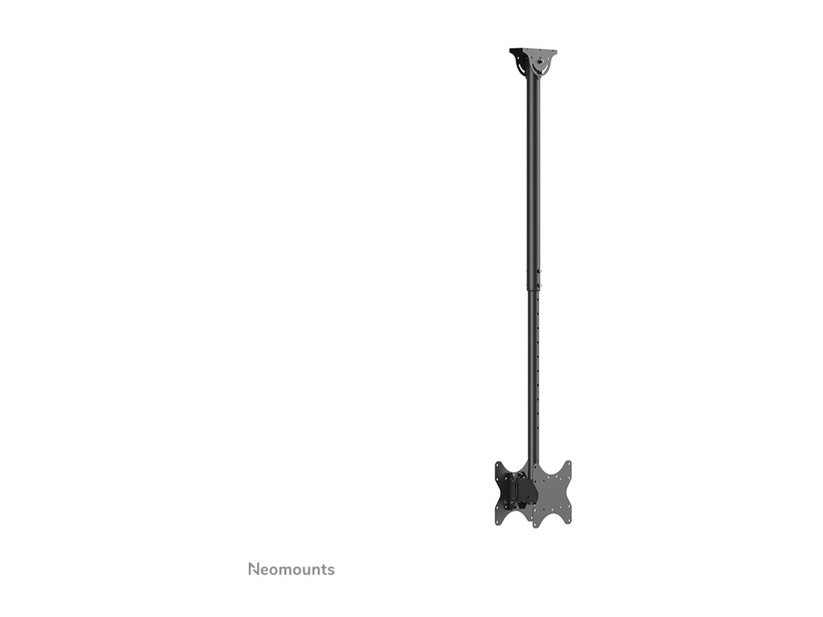 Neomounts CL35-340BL22 Dual Monitor/TV Mount Ceiling | Adjustable Height, Rotate, Tilt, Swivel | 23-42 " | Maximum weight (capacity) 45 kg | Black
