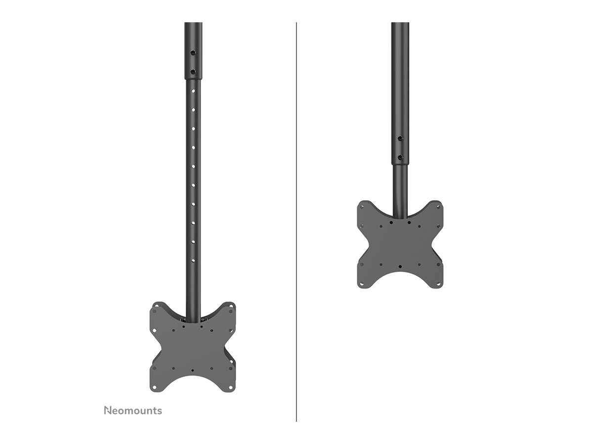 Neomounts CL35-340BL22 Dual Monitor/TV Mount Ceiling | Adjustable Height, Rotate, Tilt, Swivel | 23-42 " | Maximum weight (capacity) 45 kg | Black