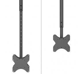 Neomounts CL35-340BL22 Dual Monitor/TV Mount Ceiling | Adjustable Height, Rotate, Tilt, Swivel | 23-42 " | Maximum weight (capacity) 45 kg | Black