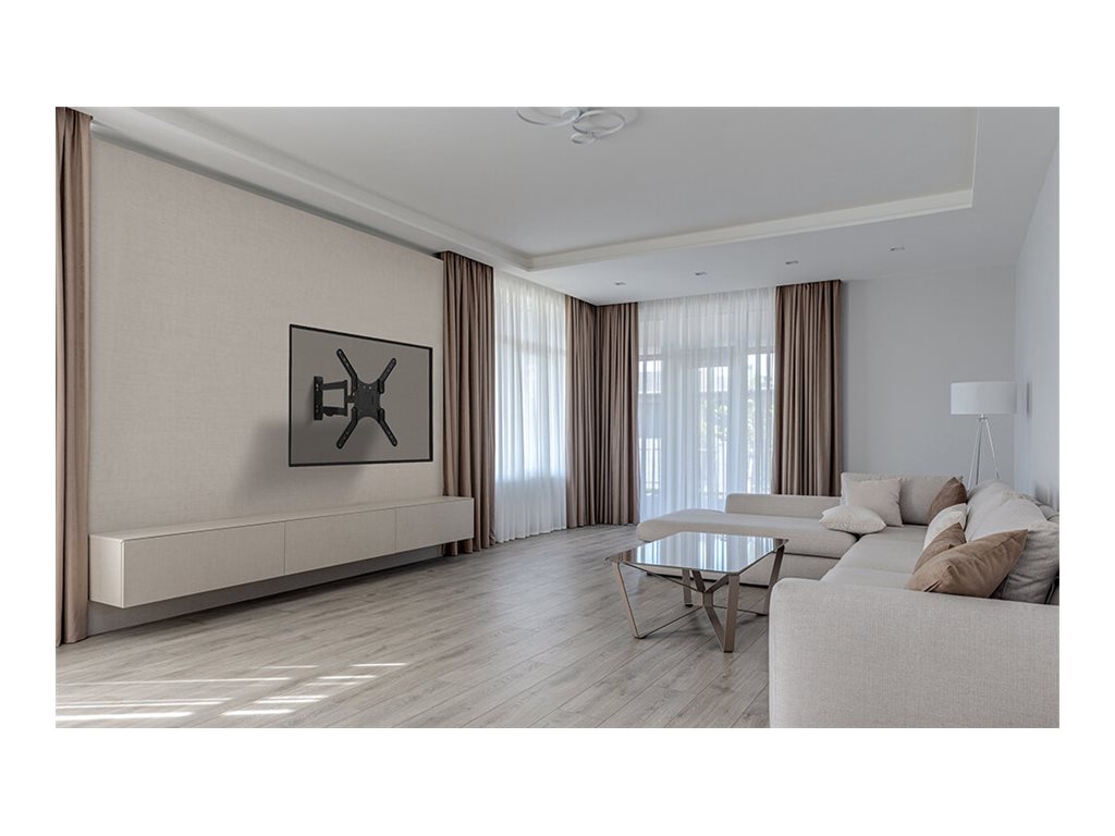 Neomounts Wall mount | WL40-550BL14 TV mount wall | Rotate, Tilt, Swivel | 32-55 " | Maximum weight (capacity) 35 kg | Black