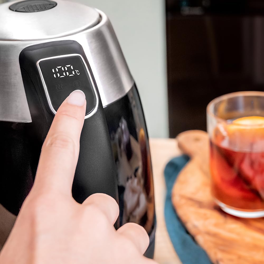 Cecotec Kettle | Thermosense 400 VisionLight | Electric | 2200 W | 1.7 L | Stainless steel | 360° rotational base | Black/Stainless steel