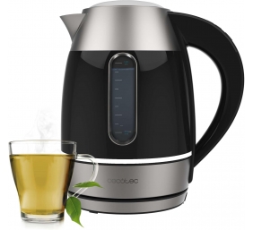 Cecotec Kettle | Thermosense 400 VisionLight | Electric | 2200 W | 1.7 L | Stainless steel | 360° rotational base | Black/Stainless steel