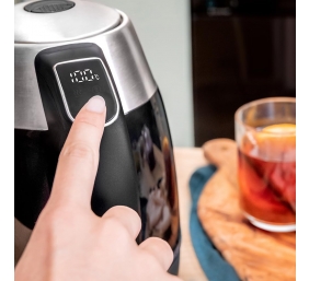 Cecotec Kettle | Thermosense 400 VisionLight | Electric | 2200 W | 1.7 L | Stainless steel | 360° rotational base | Black/Stainless steel