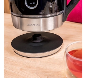 Cecotec Kettle | Thermosense 400 VisionLight | Electric | 2200 W | 1.7 L | Stainless steel | 360° rotational base | Black/Stainless steel